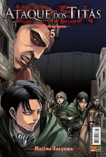Ataque dos Titãs Vol. 5: Série Original, de Isayama, Hajime. Editora Panini Brasil LTDA, capa mole em português, 2021