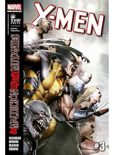 X-men 03 La Maldicion De Los Mutantes 03, De Sin . Editorial Ovni Press Marvel, Tapa Blanda, Edición 1 En Español
