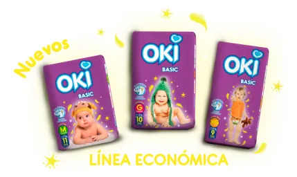 Pañales Oki Basic Grande 10und