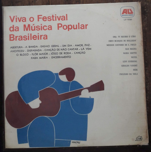 Lp Vinil Vg+ Viva O Festival Da Música Popular Brasileira 66
