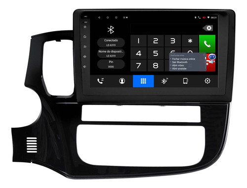 Multimidia Outlander 13/19 Android 14 2gb Carplay Voz 2cam