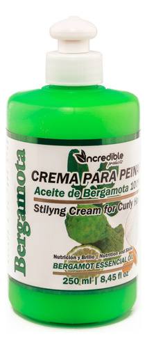 Crema Para Cabello Rizado Aceite Bergamota Rizos Curl 250ml