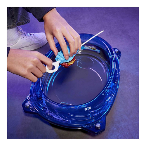 Imagen 4 de 4 de Beyblade Estadio Burst Surge Juego De Batalla 2 Lanzadores