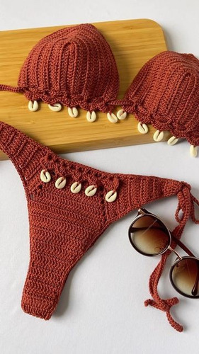 Trajes De Baño Bikini Tejidos A Crochet