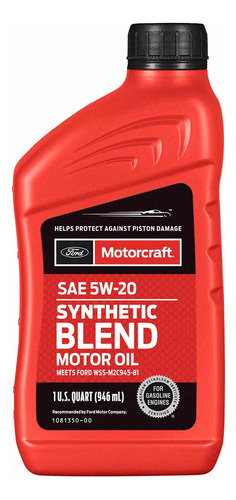 Aceite Sae 5w20 Semi Sintético Motorcraft