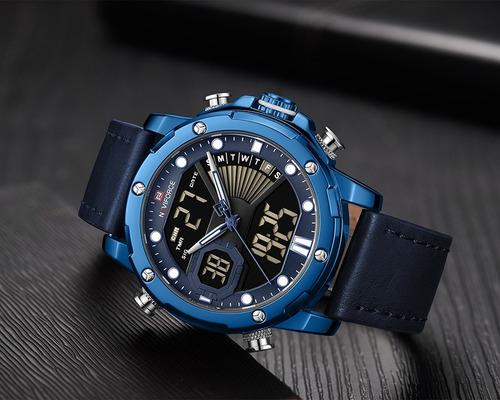 Relógio Masculino Digital Esportivo Naviforce Lançamento