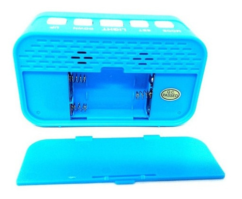 Relógio Digital Iluminado Led Com Despertador Potente