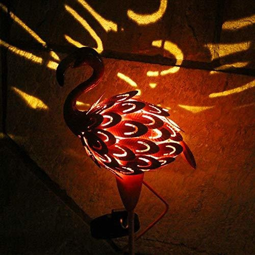 Jardin Flamenco Metal Para Decoracion Camino Patio Cesped C4