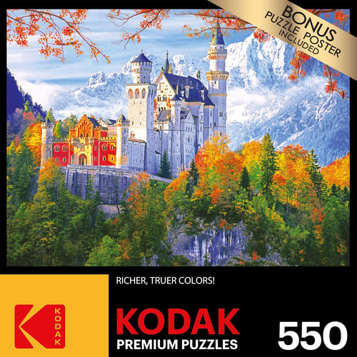 Cra-z-art Kodak Premium Puzzle 550 Castillo, Wa-