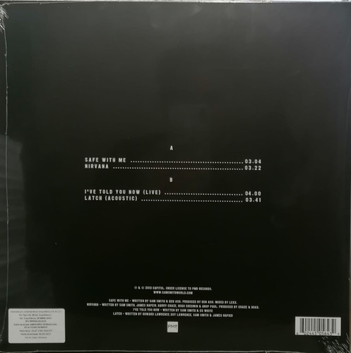 Sam Smith Nirvana Ep Rsd2022 Lp Vinyl 12'' Smokey Green