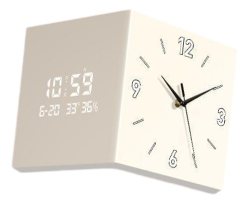 Reloj De Pared Corne De Doble Cara, Reloj De Salón Lechoso