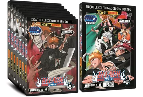 Coleção em DVD Anime Bleach - Série Completa + Filmes + Ovas