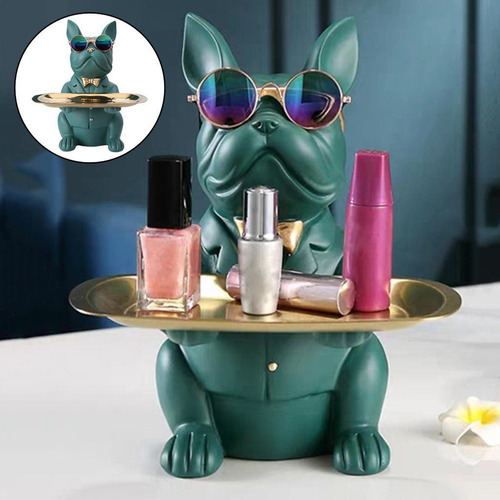 Bulldog - Bandeja De Resina Para Guardar Llaves