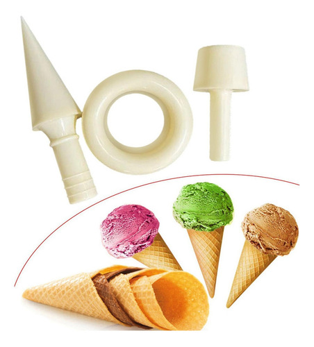 Máquina Para Hacer Conos De Helado, Para Hornear, 3 Piezas