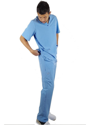 Conjunto Médico Enfermero Elastizado Unisex Set De 2 Piezas