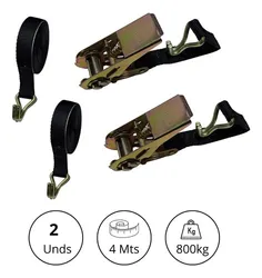 Comprar Kit Cinta Catraca Amarrar Carga Reboque Trailler Moto 4,5m no Mercado Livre
