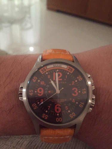 Hamilton Khaki Air Race Gmt Automatic 600ft - R$4950 A Vista