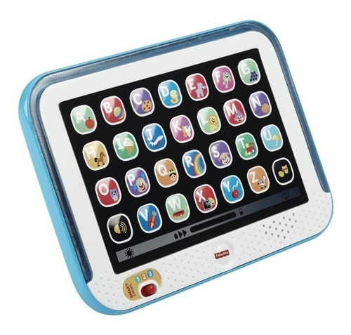 Imagen 1 de 2 de Tablet Rie Y Aprende Conmigo Fisher Price Chd90, Celeste