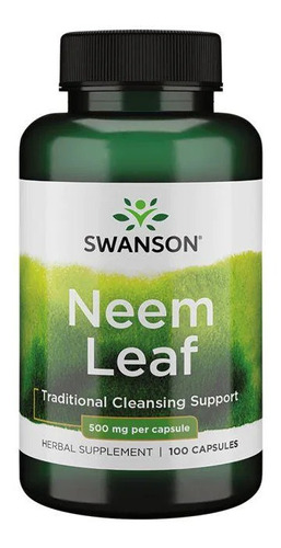 Neem Leaf 500mg 100caps Swanson Envio Gratis