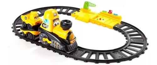 Tren De Construcción Cat Luz Y Sonido Amarillo Junior Crew