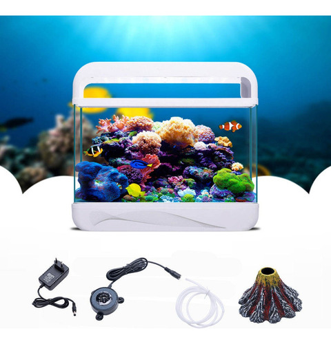 Lámpara De Tanque De Acuario Con Burbujas De Aire Sumergible
