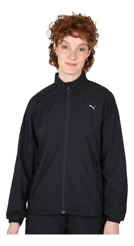 Campera Running Puma Run Favorite Mujer En Negro | Stock Cen