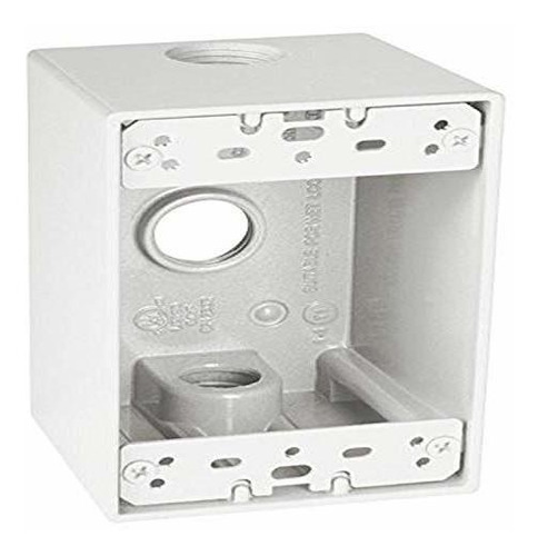 Caja Taymac Sd350wh Resistente A La Intemperie, 1 Elemento,