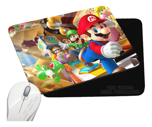 Pad Mouse Rectangular Super Mario Bros 3