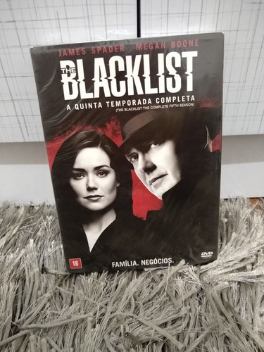 Box Dvd The Blacklist 5ª Temporada Completa 5 Dvds Lacrado