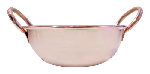 Imagen 1 de 6 de Paila De Cobre Diámetro 16 Alto 6 Cm Artesanía Chilena