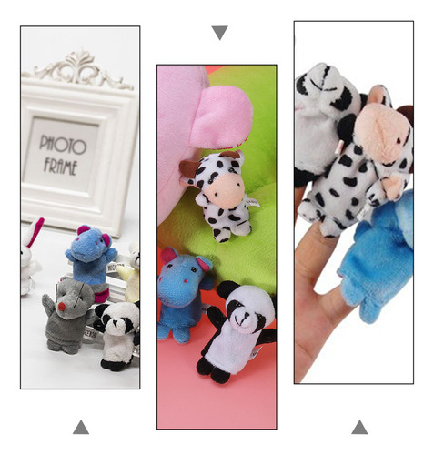 1 Juego De Títeres De Peluche Con Forma De Animal Bebé, Ador