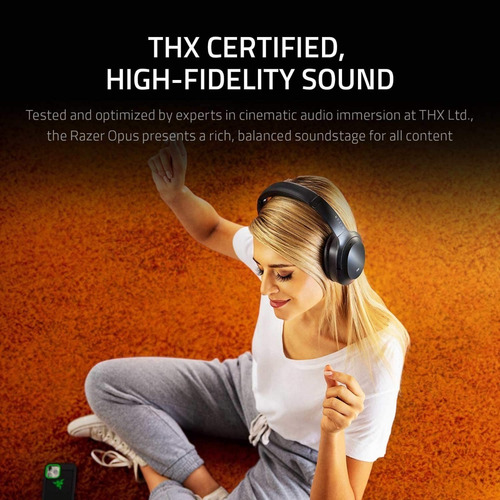 Imagen 2 de 7 de Auricular Bluetooth Razer Opus Cancela Ruido Anc Thx Cuotas