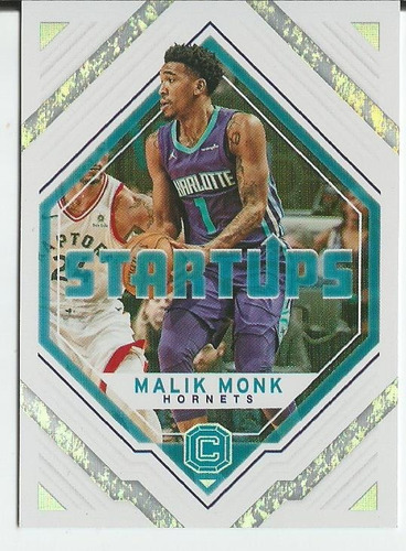 2017-18 Panini Cornerstones Startups Malik Monk Rc Hornets