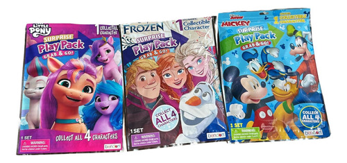 Surprise Pack 3 Libro Para Colorear Con Crayones Y Figura