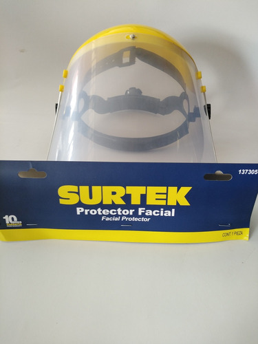 Protector De Seguridad Facial Con Mica De Policarbonato