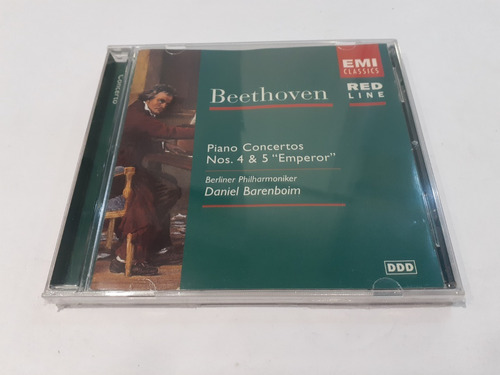 Piano Concertos 4 & 5, Beethoven, Barenboim Cd Nuevo Holanda