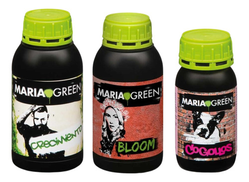 Maria Green Pack Bases 500ml Y Engorde 250ml