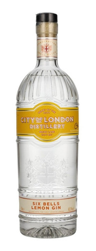 City Of London  Six Bells Lemon Gin, 700 Ml.