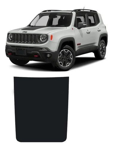 Adesivo Para Capô Jeep Renegade Preto Fosco