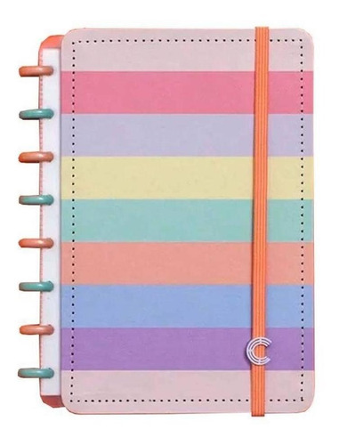 Caderno Inteligente A5 Arco Iris Pastel Cia52060 27960