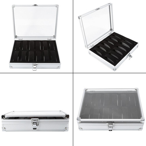 Caja De Almacenamiento Reloj Aleación De Aluminio
