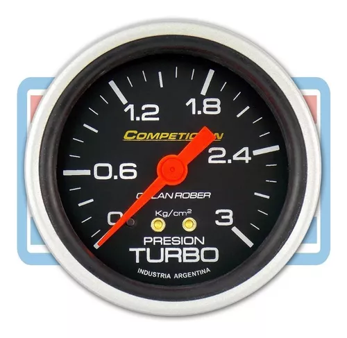 Reloj Presión De Turbo Orlan Rober 60mm 3kg Competicion 812