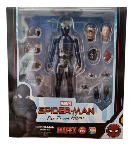 Spider-man - Spiderman Stealth Suit - Mafex ( N°125 )