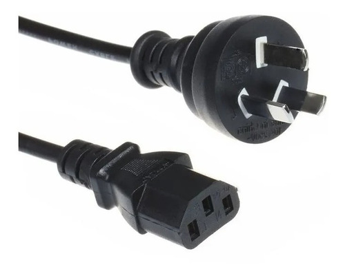 Cable Power Alimentacion C13 Cpu Fuente Atx Funda 3g 075mm 2