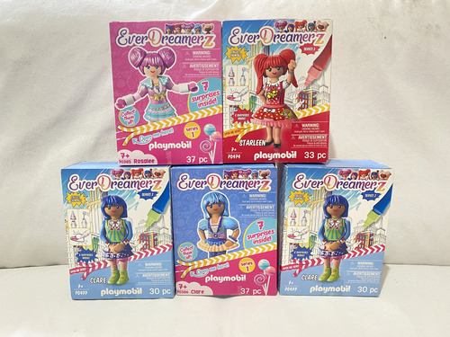 Pack De 5 Playmobil Ever Dreamerz Serie 1 Y 2 (Usado)