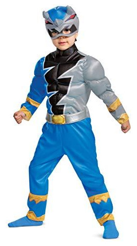 Disfraz Talla Large(4-6) Para Niño De Power Ranger Dino
