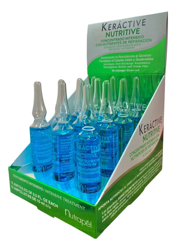 Nutrapel Keráctive Nutritive Tratamiento Intensivo 12 Ampoll