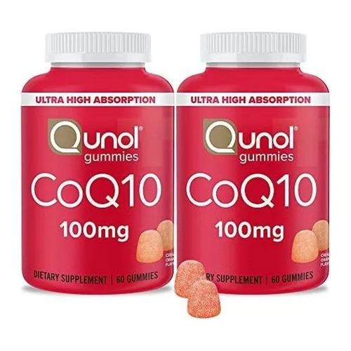 Coq10 Gummies, Qunol Coq10 100mg, Delicious Gummy Supplemen