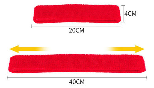 12 Piezas Transpirable Diadema Absorbente Del Sudor Conjunto