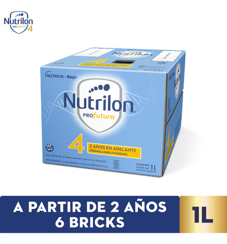 Nutrilon Profutura 4 X 1 Litro Pack 6 Unidades Nutricia Bago